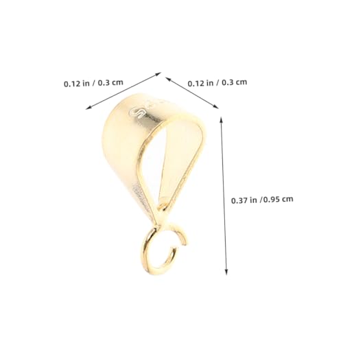 SHINEOFI 4 Stück Teiliges Sterling Silber Anhänger Ösen Stabile Klemmschlaufe mit Vielseitig für Halsketten und Ohrringe Einfach zu Befestigen für DIY Schmuckherstellung SHINEOFI 4 Stück Teiliges Sterling Silber Anhänger Ösen Stabile Klemmschlaufe mit Vielseitig für Halsketten und Ohrringe Einfach zu Befestigen für DIY Schmuckherstellung von SHINEOFI