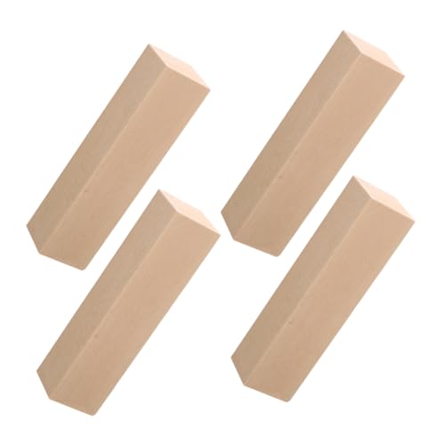 SHINEOFI 4 Stück Teiliges Unbehandelter Bassholzblöcke Leichte Holzrechtecke zum Schnitzen Vielseitige DIY Holzblöcke für Anfänger und Experten Natürliches Holz für Kreative SHINEOFI 4 Stück Teiliges Unbehandelter Bassholzblöcke Leichte Holzrechtecke zum Schnitzen Vielseitige DIY Holzblöcke für Anfänger und Experten Natürliches Holz für Kreative von SHINEOFI
