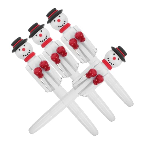 SHINEOFI 4 Stück Weihnachts-schneemann Kugelschreiber mit Box-arm Interaktiver Gel-tintenstift Lustiges Schreibspielzeug Stressabbau Niedliches für Weihnachtsfeier und Party SHINEOFI 4 Stück Weihnachts-schneemann Kugelschreiber mit Box-arm Interaktiver Gel-tintenstift Lustiges Schreibspielzeug Stressabbau Niedliches für Weihnachtsfeier und Party von SHINEOFI