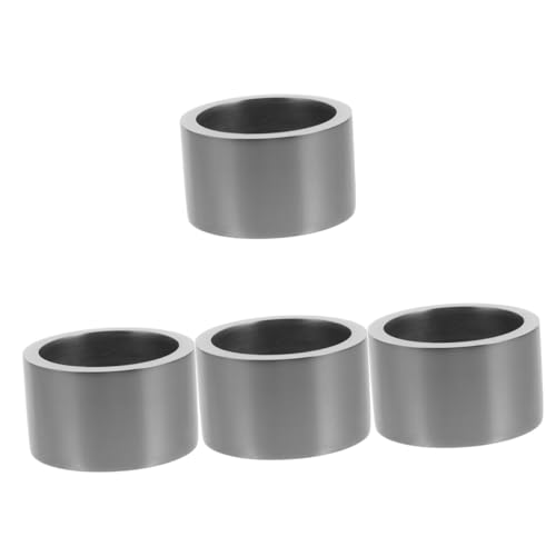 SHINEOFI 4 Stück schmelzen Silber Graphitform Gold Gussform Schmelzform für Bronze Schmelzform für Edelmetalle Gießform für Kunstwerke Graphitguss-Schmelzbarren Metallguss-Bausatz Black von SHINEOFI