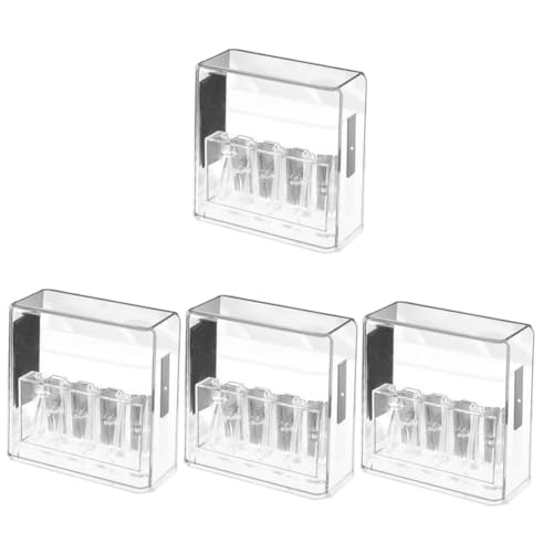 SHINEOFI 4 Teiliger Bleistiftspitzer Vierloch Kunst Spezial Bleistiftspitzer Bleistift Hobel Mal Bleistiftspitzer Kann Kohlestifte Weiß Einzeln Spitzen LED Bleistifte Mechanischer von SHINEOFI