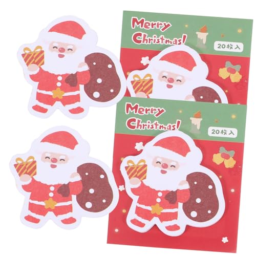 SHINEOFI 4 weihnachtliche Haftnotizen Weihnachts-Notizblock Weihnachtsaufkleber für büroartikel büromaterial weihnachtskarte multifunktionale Hinweisaufkleber nützlicher Memo-Sticker SHINEOFI 4 weihnachtliche Haftnotizen Weihnachts-Notizblock Weihnachtsaufkleber für büroartikel büromaterial weihnachtskarte multifunktionale Hinweisaufkleber nützlicher Memo-Sticker von SHINEOFI