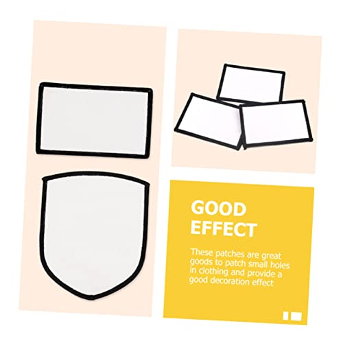 SHINEOFI 40 Stck. Teiliges Weißer Heißfixierbarer Blanko-stickpatches mit Rückenkleber Sublimationsgeeignet zum Aufbügeln und Nähen Vielseitig für Kleidung Taschen Hüte und SHINEOFI 40 Stck. Teiliges Weißer Heißfixierbarer Blanko-stickpatches mit Rückenkleber Sublimationsgeeignet zum Aufbügeln und Nähen Vielseitig für Kleidung Taschen Hüte und von SHINEOFI