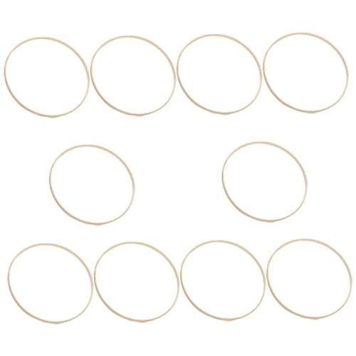 SHINEOFI 40 Stück Bastelmaterial bescherung weihnachten weinachts weihnachtsdekoration christmas dekoration Kranz Festivalkränze Makramee hängend DIY Girlande DIY-Versorgung Holz von SHINEOFI