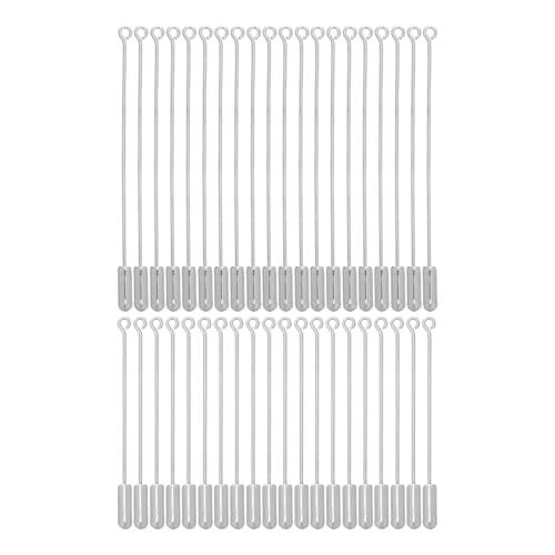 SHINEOFI 40 Stück Broschennadeln: Broschennadeln Metall Mit Stopper – Vielseitiges Diy-zubehör Für Kostüm, Anzug, Krawatte, Hut Und Schmuckherstellung von SHINEOFI