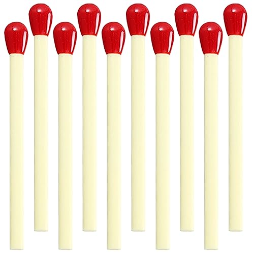 SHINEOFI 40 Stück Cartoon-stifte Aus Kunststoff Bunte Stifte Lustige Stifte Für Süße Stifte Lustiger Stift Kleine Kugelschreiber Stifte Zum Schreiben Streichholzstifte Plastik Yellow von SHINEOFI