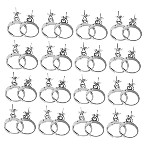 SHINEOFI 40 Stück Edelstahl Ohrhaken Lever Back Ohrring Verschluss Französische Runde Ohrbügel DIY Schmuckzubehör Flexibel Langlebig für Ohrringherstellung SHINEOFI 40 Stück Edelstahl Ohrhaken Lever Back Ohrring Verschluss Französische Runde Ohrbügel DIY Schmuckzubehör Flexibel Langlebig für Ohrringherstellung von SHINEOFI