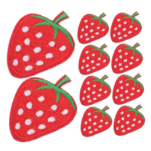 SHINEOFI 40 Stück Erdbeer Bügelbild Applikationen Bestickte Stabile Patch Dekoration Vielseitig zum Aufbügeln oder Annähen für Kleidung Jacken Rucksäcke Hüte Langlebig und Farbecht SHINEOFI 40 Stück Erdbeer Bügelbild Applikationen Bestickte Stabile Patch Dekoration Vielseitig zum Aufbügeln oder Annähen für Kleidung Jacken Rucksäcke Hüte Langlebig und Farbecht von SHINEOFI