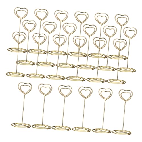 SHINEOFI 40 Stück Esstisch-nummernhalter Platzkartenhalter Für Den Tisch Margarita Sitzplätze Inhaber Hochzeit Danksagung Mehrere Groß Gänseblümchen Tischnummer Steht Slot Ort Golden Metall von SHINEOFI