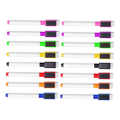SHINEOFI 40 Stück Farbiger Whiteboard-stift Schreibwaren Bürobedarf Whiteboard-marker Schulbedarf Trocken Abwischbare Stifte Weiß Trocken Löschen Schulbriefpapier Plastik von SHINEOFI