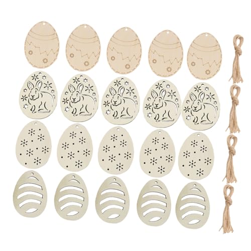 SHINEOFI 40 Stück Osterschmuck Ei Hasenornament Dekorationen Bausatz Kaninchenausschnitt hängend basteln ostern basteln für ostern ostern Holzausschnitt Osterausschnitt hölzern SHINEOFI 40 Stück Osterschmuck Ei Hasenornament Dekorationen Bausatz Kaninchenausschnitt hängend basteln ostern basteln für ostern ostern Holzausschnitt Osterausschnitt hölzern von SHINEOFI