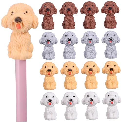 SHINEOFI 40 Stück Süße Tier Radiergummis Mini Hund Radiergummis Farben Weiß Gelb Braun Praktische Schulbedarf und Dekoration für Erwachsene SHINEOFI 40 Stück Süße Tier Radiergummis Mini Hund Radiergummis Farben Weiß Gelb Braun Praktische Schulbedarf und Dekoration für Erwachsene von SHINEOFI