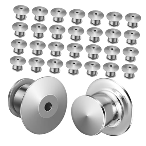 SHINEOFI 40 Stück Teiliges Metall Locking Pin Backs mit Federmechanismus Sichere Verschlüsse für Abzeichen Broschen Namensschilder Kompakte Ersatzrückseiten für Rucksäcke und Kleidung SHINEOFI 40 Stück Teiliges Metall Locking Pin Backs mit Federmechanismus Sichere Verschlüsse für Abzeichen Broschen Namensschilder Kompakte Ersatzrückseiten für Rucksäcke und Kleidung von SHINEOFI