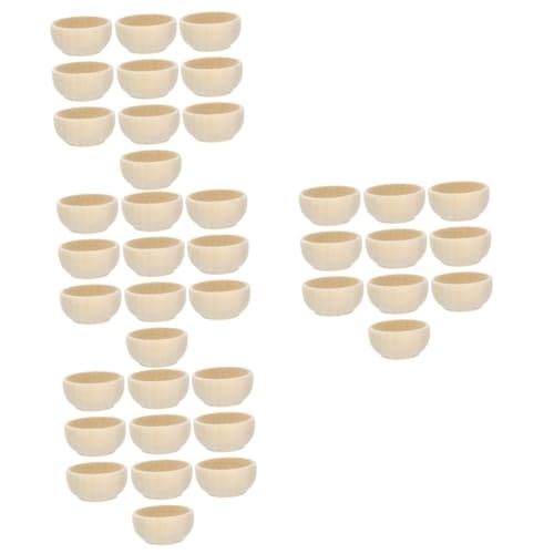 SHINEOFI 40 Stück Teiliges Mini Holzschalen zum Bemalen Naturbelassene DIY Holzschälchen für Kreative Bastelarbeiten Schmuckschalen und Snacks zum Dekorieren und Individuellen Gestalten SHINEOFI 40 Stück Teiliges Mini Holzschalen zum Bemalen Naturbelassene DIY Holzschälchen für Kreative Bastelarbeiten Schmuckschalen und Snacks zum Dekorieren und Individuellen Gestalten von SHINEOFI