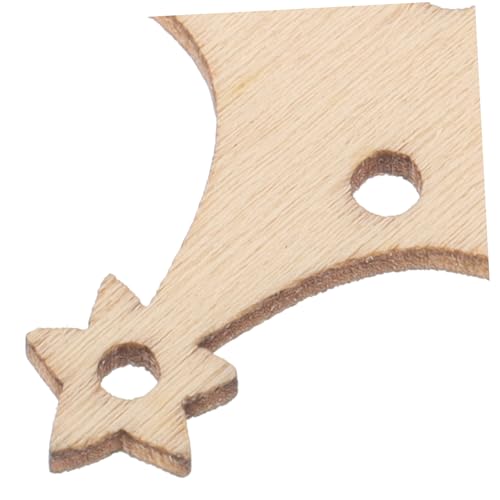 SHINEOFI 40stücke Unbehandelte Holzbaumausschnitte Bemalbare Diy-holzverzierungen Für Festliche Heimdekoration Und Partydekorationen SHINEOFI 40stücke Unbehandelte Holzbaumausschnitte Bemalbare Diy-holzverzierungen Für Festliche Heimdekoration Und Partydekorationen von SHINEOFI