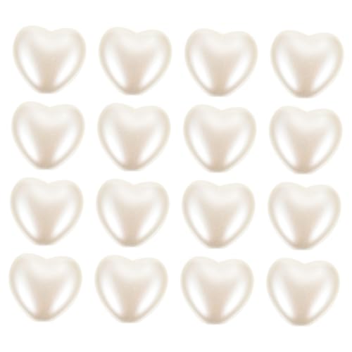 SHINEOFI 400 Stück Dainty Abs Herzförmige Perlen Lochausfreie Verzierungen für Schmuckherstellung und Diy Bastelprojekte zu Valentinstag SHINEOFI 400 Stück Dainty Abs Herzförmige Perlen Lochausfreie Verzierungen für Schmuckherstellung und Diy Bastelprojekte zu Valentinstag von SHINEOFI