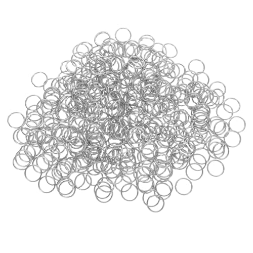 SHINEOFI 400 Stück Edelstahlsprungring Karabiner-Schmuckverschluss Anhängerverschlüsse Biegeringe Halskette Verbindungsverschluss Schmuckzubehör Rostfreier Stahl Silber SHINEOFI 400 Stück Edelstahlsprungring Karabiner-Schmuckverschluss Anhängerverschlüsse Biegeringe Halskette Verbindungsverschluss Schmuckzubehör Rostfreier Stahl Silber von SHINEOFI