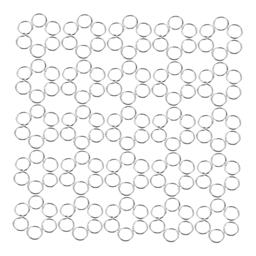 SHINEOFI 400 Stück Schmucksprungring Sprungringe Basteln Schlüsselanhänger-anschlüsse Schmuck Biegeringe Ohrring Sprungringe Schlüsselanhänger Ringe Selber Machen Silber Zinklegierung SHINEOFI 400 Stück Schmucksprungring Sprungringe Basteln Schlüsselanhänger-anschlüsse Schmuck Biegeringe Ohrring Sprungringe Schlüsselanhänger Ringe Selber Machen Silber Zinklegierung von SHINEOFI