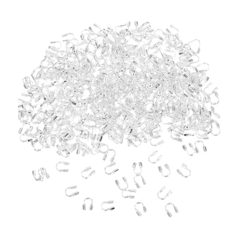 SHINEOFI 400 Stück Teiliges Schmuckzubehör U förmiger Drahtschutz Drahtwächter für Ohrringe Armbänder Halsketten DIY Schmuckherstellung Langlebiger Drahtschutz für Professionelle und SHINEOFI 400 Stück Teiliges Schmuckzubehör U förmiger Drahtschutz Drahtwächter für Ohrringe Armbänder Halsketten DIY Schmuckherstellung Langlebiger Drahtschutz für Professionelle und von SHINEOFI