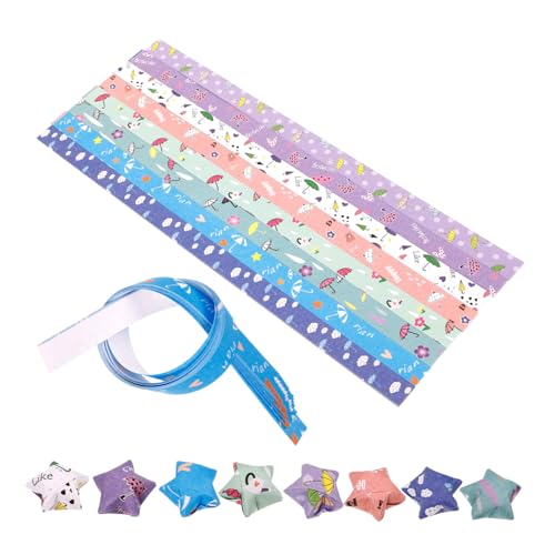 SHINEOFI 408 Stück Origami -material Origami-sternenstreifen Papier von SHINEOFI