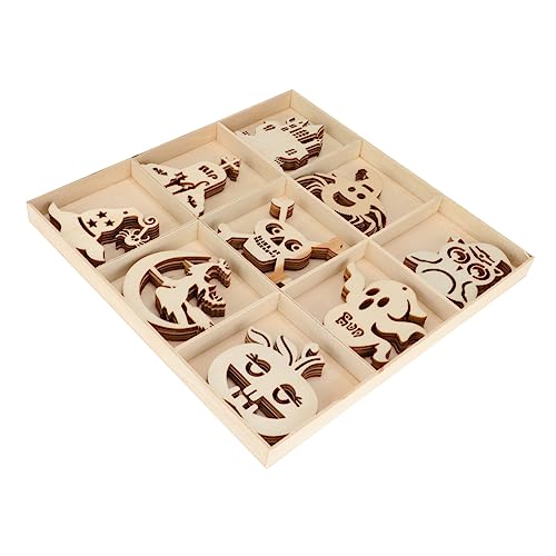 SHINEOFI 45 Stück Teiliges Halloween Holzanhänger Natürliche Holzscheiben in Fächern Langlebige DIY Holzdekoration für Party Zuhause und Basteln Dekorative Holzplättchen für Herbstfest SHINEOFI 45 Stück Teiliges Halloween Holzanhänger Natürliche Holzscheiben in Fächern Langlebige DIY Holzdekoration für Party Zuhause und Basteln Dekorative Holzplättchen für Herbstfest von SHINEOFI