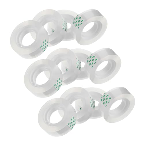 SHINEOFI 48 Rollen Transparentes Klebeband Nachfüllrollen Handabreißbar Selbstklebend Für Büro Schule Zuhause Korrekturen Klebeband Ersatz Verpackungsband SHINEOFI 48 Rollen Transparentes Klebeband Nachfüllrollen Handabreißbar Selbstklebend Für Büro Schule Zuhause Korrekturen Klebeband Ersatz Verpackungsband von SHINEOFI