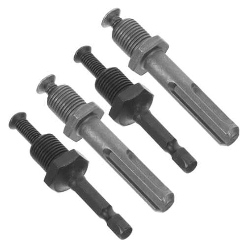 SHINEOFI 4Stücke Teiliges Schlagschrauber Adapter Hochkohlenstoffstahl Kompatibel mit Verschiedenen Werkzeugen Verlängerungsstange für Präzises Bohren und Vielseitige SHINEOFI 4Stücke Teiliges Schlagschrauber Adapter Hochkohlenstoffstahl Kompatibel mit Verschiedenen Werkzeugen Verlängerungsstange für Präzises Bohren und Vielseitige von SHINEOFI