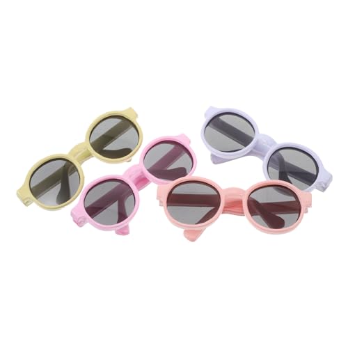 SHINEOFI 4stücke Mini Sonnenbrille Für Puppen Winzige Brille Aus Plastik Miniaturbrille Für Puppenhauszubehör Puppenbrille Sonnenbrille Für Kleine Köpfe Puppenbrillen Für SHINEOFI 4stücke Mini Sonnenbrille Für Puppen Winzige Brille Aus Plastik Miniaturbrille Für Puppenhauszubehör Puppenbrille Sonnenbrille Für Kleine Köpfe Puppenbrillen Für von SHINEOFI