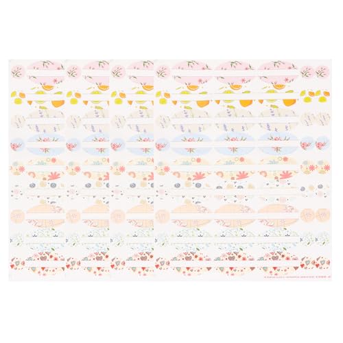 SHINEOFI 5 Blätter Wasserfeste Selbstklebende Etiketten für Ätherische Ölflaschen mit Je Aufklebern Geeignet Rollflaschen Aromatherapie Parfüm Lippenbalsambehälter Praktische von SHINEOFI