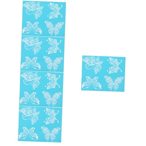 SHINEOFI 5 Blätter tragbare Druckschablone siebdruckschablone buch dekoration schoppertaschen kleine Schablonen zum Malen Siebdruck-Vorlage bequemer Mesh-Transfer praktische Druckschablone SHINEOFI 5 Blätter tragbare Druckschablone siebdruckschablone buch dekoration schoppertaschen kleine Schablonen zum Malen Siebdruck-Vorlage bequemer Mesh-Transfer praktische Druckschablone von SHINEOFI