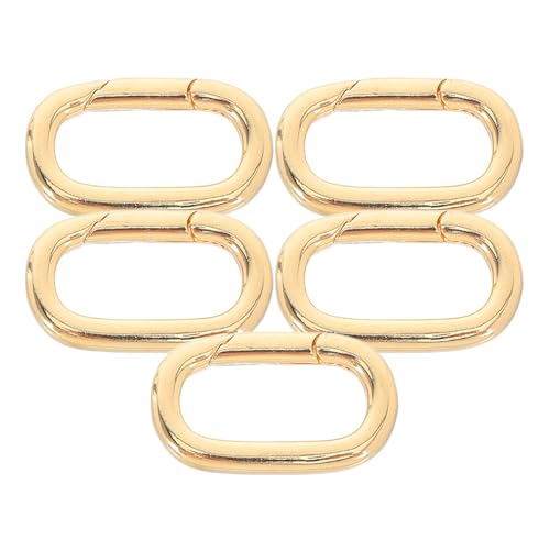 SHINEOFI 5 Ovale Halskettenverschlüsse: -karabinerverschluss Für Armbänder, Verbinderverschlüsse Für Kleine Armbänder, Karabinerverschluss, Diy-schmuckherstellung von SHINEOFI