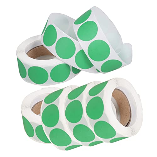 SHINEOFI 5 Rollen Aufkleber Etikett Klebrig Farbige Aufkleber Klebeetiketten Aufkleber-etiketten Klebstoff Klein Kreispunktetiketten Runde Aufkleber Ziehen Um Green Kupferplattenaufkleber SHINEOFI 5 Rollen Aufkleber Etikett Klebrig Farbige Aufkleber Klebeetiketten Aufkleber-etiketten Klebstoff Klein Kreispunktetiketten Runde Aufkleber Ziehen Um Green Kupferplattenaufkleber von SHINEOFI