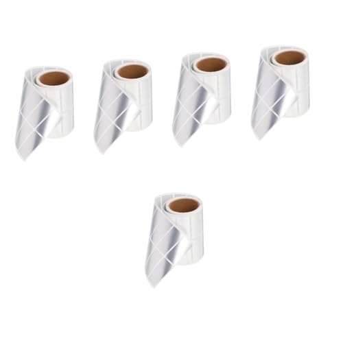 SHINEOFI 5 Rollen Aufkleber mit Namensschild druckbar drucken schmucklos Größe preisschild adressetiketten Aufkleberetikett für Drucker Kleidermarker waschbeständig PVC selbstklebend Silver SHINEOFI 5 Rollen Aufkleber mit Namensschild druckbar drucken schmucklos Größe preisschild adressetiketten Aufkleberetikett für Drucker Kleidermarker waschbeständig PVC selbstklebend Silver von SHINEOFI