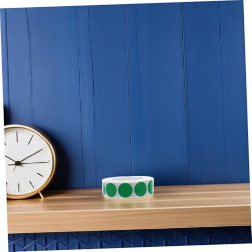 SHINEOFI 5 Rollen Grüne Runde Selbstklebende Etiketten Je Markierungspunkte für Büro Klassenzimmer Verpackung Farbcodierung Vielseitig Einsetzbar SHINEOFI 5 Rollen Grüne Runde Selbstklebende Etiketten Je Markierungspunkte für Büro Klassenzimmer Verpackung Farbcodierung Vielseitig Einsetzbar von SHINEOFI