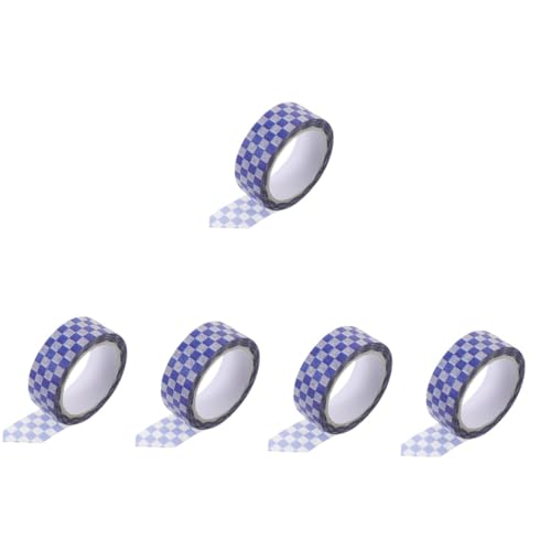 SHINEOFI 5 Rollen Papierklebeband Selber Machen Dekoration Gemustertes Band Selbst Sammelklebeband Dekorativ Streifen Retro Bunt Scrapbooking Washi Tape Japanisches Papier von SHINEOFI