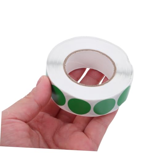 SHINEOFI 5 Rollen Selbstklebende Runde Grüne Punkte Etiketten Wasserfest Schreibbar Für Büro Klassenzimmer DIY Geschenkverpackung Und Lagerkennzeichnung SHINEOFI 5 Rollen Selbstklebende Runde Grüne Punkte Etiketten Wasserfest Schreibbar Für Büro Klassenzimmer DIY Geschenkverpackung Und Lagerkennzeichnung von SHINEOFI
