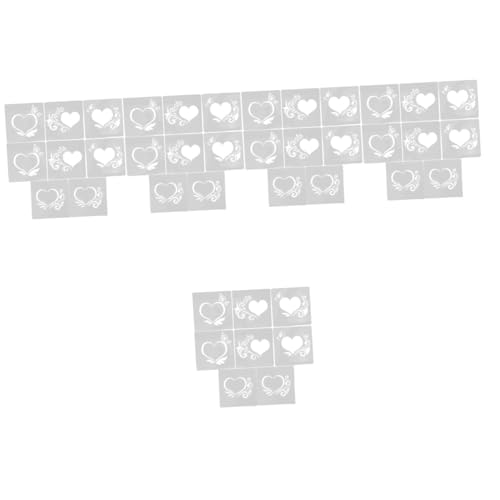 SHINEOFI 5 Sätze Blumensprühform Zum Valentinstag Wandverkleidung Wand Polsterung Zeichnen Zubehör Painting Zubehör Herz-farbschablone Schablonen in Herzform Das Haustier Weiß 8 Blätter * 5 SHINEOFI 5 Sätze Blumensprühform Zum Valentinstag Wandverkleidung Wand Polsterung Zeichnen Zubehör Painting Zubehör Herz-farbschablone Schablonen in Herzform Das Haustier Weiß 8 Blätter * 5 von SHINEOFI