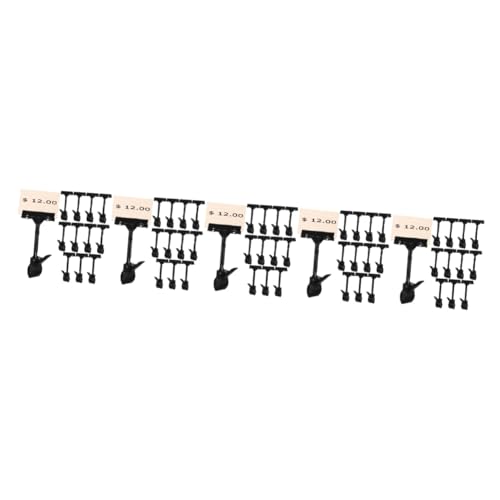 SHINEOFI 5 Sätze Clip Für Produktschilder Aus Kunststoff Steht Anbieter Stand Verstellwinkel Schaufensterdekoration Kleiderständer Das Etikett Namensschilder Mit Clips Plastik 12 Stücke * 5 SHINEOFI 5 Sätze Clip Für Produktschilder Aus Kunststoff Steht Anbieter Stand Verstellwinkel Schaufensterdekoration Kleiderständer Das Etikett Namensschilder Mit Clips Plastik 12 Stücke * 5 von SHINEOFI