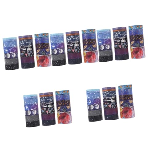 SHINEOFI 5 Sätze Galaxy-papierband Klebrig Papier Klebeband Kunstband Diy Klebeband Washi-tape-ästhetik Selbstklebende Diy-klebebänder Abdeckband Patch Aus Japanischem Papier 19 Rollen * 5 SHINEOFI 5 Sätze Galaxy-papierband Klebrig Papier Klebeband Kunstband Diy Klebeband Washi-tape-ästhetik Selbstklebende Diy-klebebänder Abdeckband Patch Aus Japanischem Papier 19 Rollen * 5 von SHINEOFI