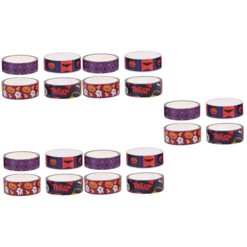 SHINEOFI 5 Sätze Halloween-washi-tape Bänder Dekoratives Klebeband Schrott Bausatz Scrapbooking-papierband Maskierung Album Halloween- Scrapbooking-klebeband Aufkleber 4 Rollen * 5 SHINEOFI 5 Sätze Halloween-washi-tape Bänder Dekoratives Klebeband Schrott Bausatz Scrapbooking-papierband Maskierung Album Halloween- Scrapbooking-klebeband Aufkleber 4 Rollen * 5 von SHINEOFI