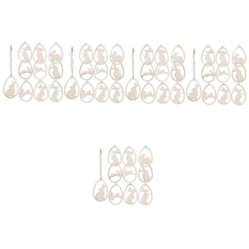SHINEOFI 5 Sätze Handbemalte Kleine Holzspäne Aus Holz Holzfiguren Ostern Holzdeko Ostern Erwachsene Wohnkultur Kaninchen Osterhasenausschnitte Aus Holz Holzhase Zum Basteln 20 Stück * 5 SHINEOFI 5 Sätze Handbemalte Kleine Holzspäne Aus Holz Holzfiguren Ostern Holzdeko Ostern Erwachsene Wohnkultur Kaninchen Osterhasenausschnitte Aus Holz Holzhase Zum Basteln 20 Stück * 5 von SHINEOFI