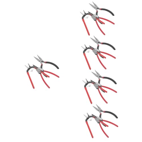 SHINEOFI 5 Sätze Handgefertigte Zange Locher Puncher Schmuckzubehör Schmuckzange Kreisschlag Diy Handgemachter Handwerkspunsch Kleiner Lochpunsch Lochstanzwerkzeug Metall 3 Stück * 5 von SHINEOFI