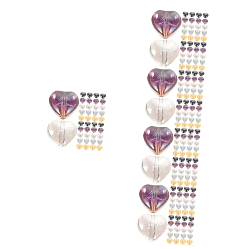 SHINEOFI 5 Sätze Herz-perlen Schmuckgestaltung Schmuckzusätze Diy-schmuck Abstandsperlen Schmuckherstellung Perlen Masse Klein Loser Perlenanhänger Basteln Sie Diy-perlen Glas 100 Stück * 5 SHINEOFI 5 Sätze Herz-perlen Schmuckgestaltung Schmuckzusätze Diy-schmuck Abstandsperlen Schmuckherstellung Perlen Masse Klein Loser Perlenanhänger Basteln Sie Diy-perlen Glas 100 Stück * 5 von SHINEOFI