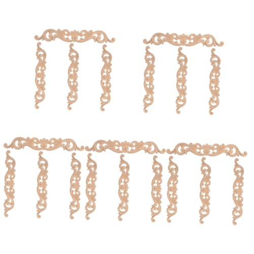 SHINEOFI 5 Sätze Holzgeschnitzte Onlay-applikation Wandverkleidung Wand Polsterung Abnehmbare Aufkleber Wohnkultur Holzschnitzerei-aufkleber Aus Holz Geschnitzte Onlays Hölzern 4 Stück * 5 SHINEOFI 5 Sätze Holzgeschnitzte Onlay-applikation Wandverkleidung Wand Polsterung Abnehmbare Aufkleber Wohnkultur Holzschnitzerei-aufkleber Aus Holz Geschnitzte Onlays Hölzern 4 Stück * 5 von SHINEOFI