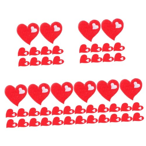 SHINEOFI 5 Sätze Jeans-patches Aufnäher Für Kleidung Kleiderflicken Hotfix Klopfen Sticken Stickerpappier Herzbestickte Applikationen Patches Zum Aufbügeln Mit Herz Stoff Rot 10 Stück * 5 SHINEOFI 5 Sätze Jeans-patches Aufnäher Für Kleidung Kleiderflicken Hotfix Klopfen Sticken Stickerpappier Herzbestickte Applikationen Patches Zum Aufbügeln Mit Herz Stoff Rot 10 Stück * 5 von SHINEOFI