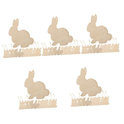 SHINEOFI 5 Sätze Kaninchenhackschnitzel Aus Holz Hängende Partydekoration Ornament Basteln Ostern Basteln Für Ostern Osterschmuck Osterdekorationen Im Innenbereich Hanfseil 36 Stücke * 5 SHINEOFI 5 Sätze Kaninchenhackschnitzel Aus Holz Hängende Partydekoration Ornament Basteln Ostern Basteln Für Ostern Osterschmuck Osterdekorationen Im Innenbereich Hanfseil 36 Stücke * 5 von SHINEOFI