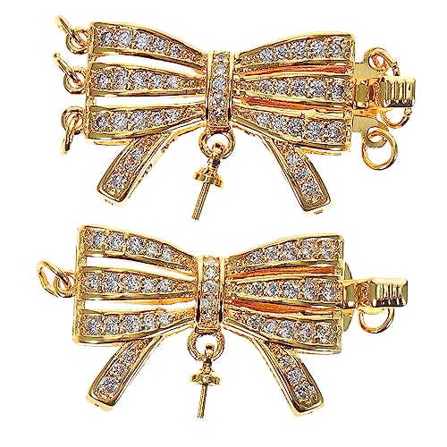 SHINEOFI 5 Sätze Knopfreparaturverschluss Halskettenverschluss Schmuckverschlüsse Halsketten Schichtverschluss Armbandverschluss Verschlüsse Zur Schmuckherstellung 2 Stücke * 5 von SHINEOFI