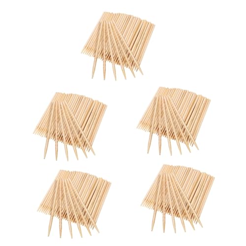 SHINEOFI 5 Sätze Kratzbilder Bastelbedarf Kratzpapier-kit Kratzpapier-handwerksbedarf Holzstift Jumbo-bastelstöcke Kratzen Kunst Kratzpapierstab Kratzpapierstift Bambus 150 Stück * 5 von SHINEOFI