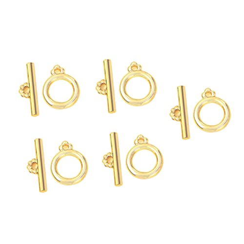 SHINEOFI 5 Sätze Langlebige Metall ot verschlüsse Bar für DIY Halsketten Armbänder Schmuckzubehör Robust und Vielseitig für Handgemachte Schmuckherstellung von SHINEOFI