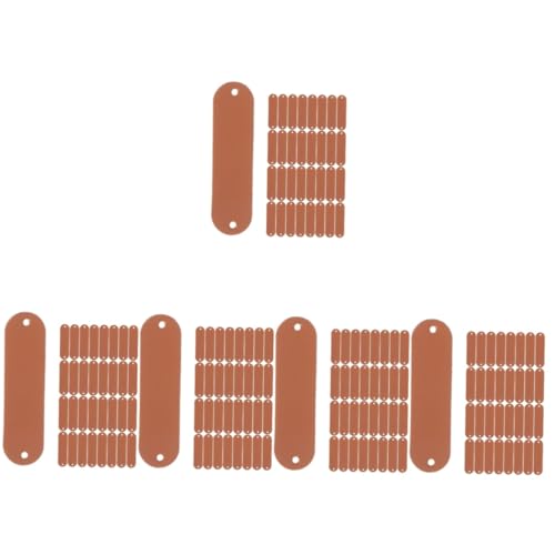 SHINEOFI 5 Sätze Leeres Lederetikett Nähen Leere Häkeletiketten Flecken Code Kleidungsanhänger Und -etiketten Namensetiketten Schmucklos Schild Hut-patch Chocolate Kunstleder 100 Stück * 5 SHINEOFI 5 Sätze Leeres Lederetikett Nähen Leere Häkeletiketten Flecken Code Kleidungsanhänger Und -etiketten Namensetiketten Schmucklos Schild Hut-patch Chocolate Kunstleder 100 Stück * 5 von SHINEOFI